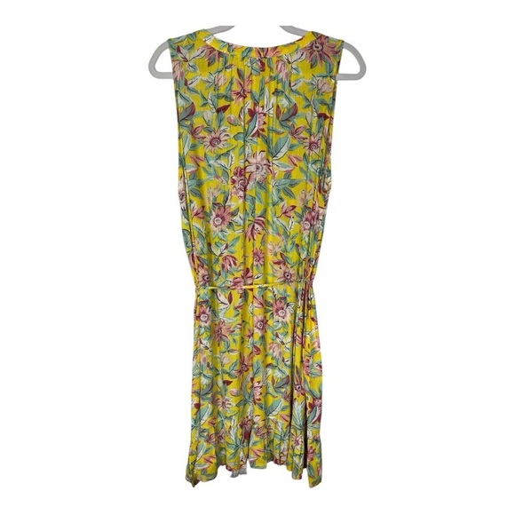 Loft Beach Sz XXL Floral Sundress Yellow w/Tie NWT Summer Beachy Vacation - Picture 3 of 9